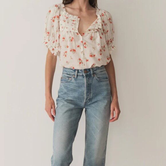 DÔEN Farley Top in Sweet Abelia Size XS - Picture 3 of 8